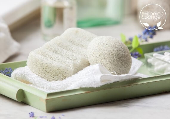 Kuu Konjac,Sponge With French Green Clay,ฟองน้ำ,ใยบุก,ธรรมชาติ,สำหรับทุกสภาพผิว,ผิวกาย,สูตรโคลนเขียว