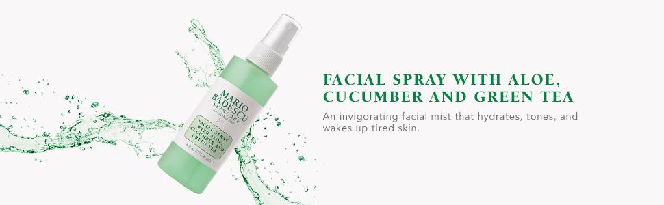 Mario Badescu, Mario Badescu Facial Spray With Aloe Cucumber And Green Tea, Mario Badescu Facial Spray With Aloe Cucumber And Green Tea รีวิว, Mario Badescu Facial Spray With Aloe Cucumber And Green Tea ราคา, รีวิวสเปรย์น้ำแร่ Mario Badescu, Mario Badescu Facial Spray With Aloe Cucumber And Green Tea 118 ml. สเปรย์น้ำแร่สารสกัดจากว่านหางจระเข้ แตงกวา และชาเขียว มอบความชุ่มชื้นและสดชื่นสำหรับผิวที่ขาดน้ำ