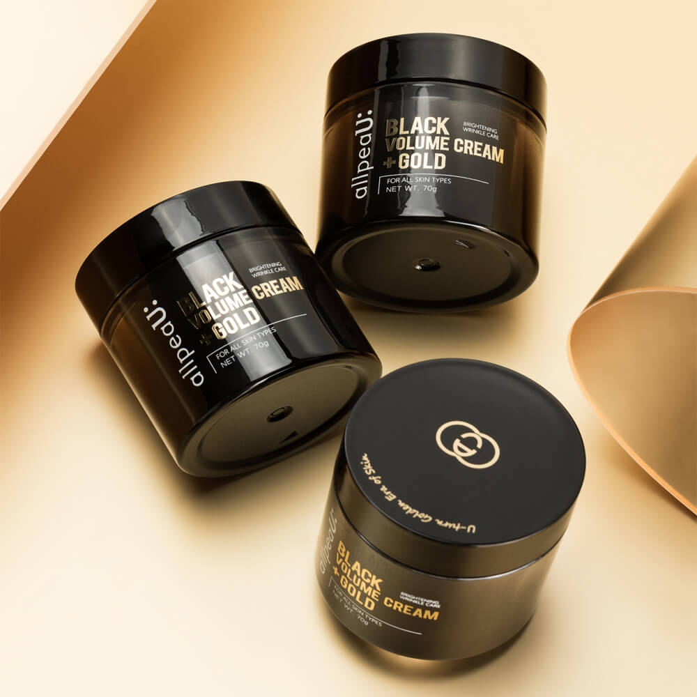 AllpeaU ,ออลเพอร์ยู, BLACK VOLUME CREAM , CREAM GOLD , ออลเพอร์ยู แบล็ควอลุ่มครีมพลัสโกลด์,AllpeaU VOLUME CREAM,AllpeaU Black Volume Cream Gold 