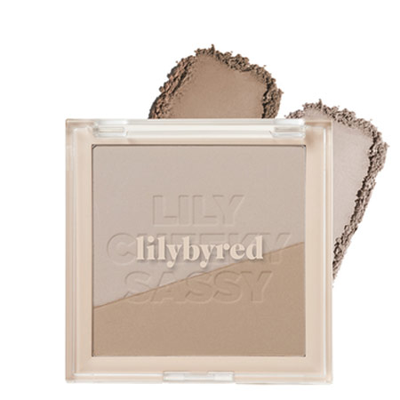 Lilybyred Shading Bible #02 Cool Series 12.5g เฉดดิ้งเหมาะกับผิวที่มีอันเดอร์โทน แบบเย็น มาแบบทูโทนในตลับเดียวที่มีทั้งสีอ่อนและสีเข้ม ช่วยสร้างมิติให้ใบหน้า